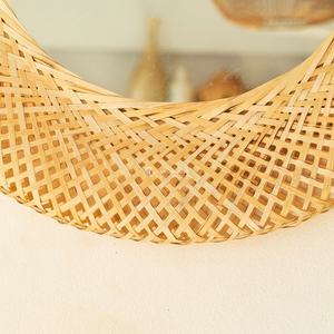 Bamboo Wall <b>Mirror</b>, Decorative <b>Mirror</b> Wholesale from Vietnam, Handwoven Natural <b>Frame</b> for Home Decor - Product Image 4