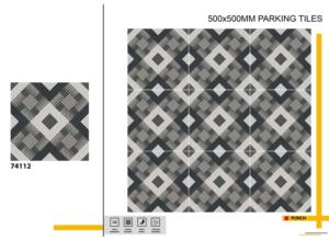 กระเบื้องพอร์ซเลนสำหรับจอดรถกลางแจ้งแบบทนทาน ขนาด 20x20 นิ้ว ผลิตขึ้นเพื่อการเคลื่อนย้ายยานพาหนะอย่างต่อเนื่องบนพื้นที่เปิด - Product Image 2