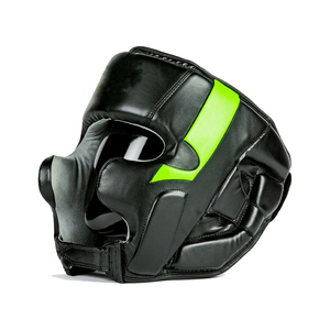 Protector de Cabeza Profesional para Boxeo, Cuero PU, Protección Facial, Diseño Ajustable y Duradero, Ecológico, Personalizable, Equipo Deportivo - Product Image 1