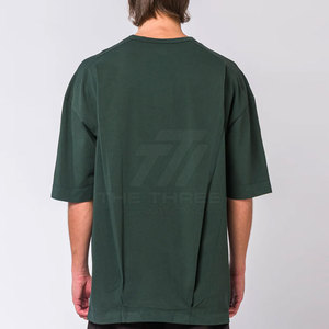 Camisetas Extra Grandes de Felpa Francesa Premium para Hombre, Transpirables, 100% Algodón en la Parte Delantera, Manga Corta, Interior Suave, Cómodas, Modernas y Urbanas - Product Image 3