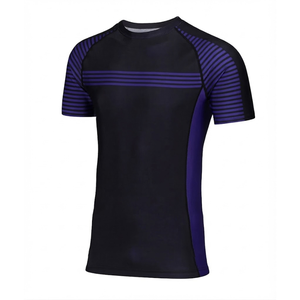 Custom <b>Men</b> Rash Guards High Quality BJJ MMA <b>Men</b> Rashguard UPF 50+ Sun Protection Quick Dry Surf Swimming Rash <b>Vest</b> - Product Image 3