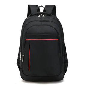 Sac à dos en polyester avec cadre externe et logo personnalisé, avec port USB et plusieurs poches imperméables, sac de sport scolaire élégant - Product Image 1