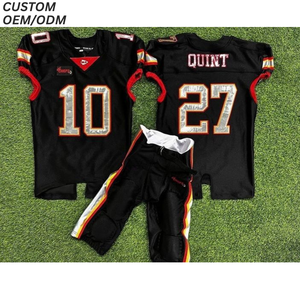 Maillot de rugby respirant personnalisé 100 % polyester, uniforme de football d'équipe, sans manches, unisexe, support OEM ODM pour la vente en gros - Product Image 1