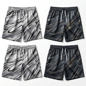 Custom Dynamic <b>Abstract</b> Razor Slash Graphic Mesh Shorts Men’s Athletic Sublimation Basketball Training Shorts - Product Image 1