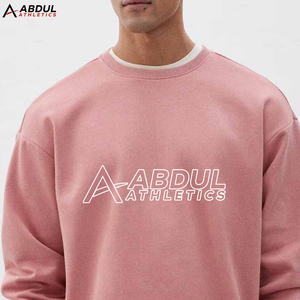 Sweat-shirt élégant pour homme en coton mélangé, coupe ajustée, idéal pour la salle de sport et les tenues quotidiennes. - Product Image 5