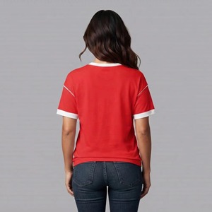 Camiseta de Alta Calidad para Mujer, Estilo Urbano, Talla Grande, Cuello Redondo, Manga Larga, Informal, de Tela Gruesa - Product Image 3