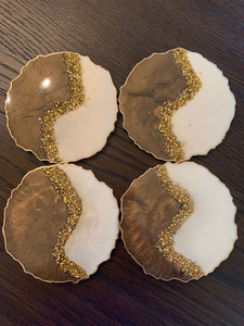 Handcrafted Resin <b>Coaster</b> High Quality Customized Home Restaurant Indian Food Occasions - Product Image 5