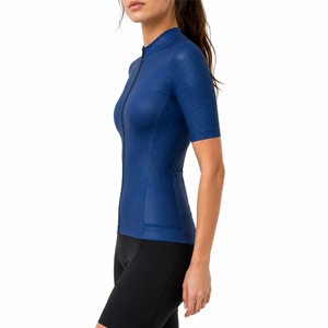 Maillot de cyclisme personnalisé pour femme, respirant, léger, confortable, séchage rapide, extensible, qualité athlétique moderne, pour le cyclisme féminin - Product Image 4