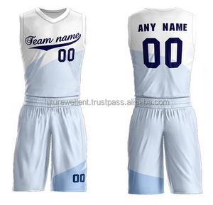 Uniforme de baloncesto de poliéster 100% de alta calidad, conjunto Unisex totalmente personalizable para deportes de verano, transpirable con impresión de logotipo - Product Image 1