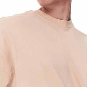 เสื้อยืดโอเวอร์ไซส์ผู้ชายแบบใหม่สั่งทำพิเศษ ระบายอากาศได้ดี  เรียบง่าย สไตล์สตรีทแวร์ ไซส์พลัส  รับสกรีนโลโก้ - Product Image 5