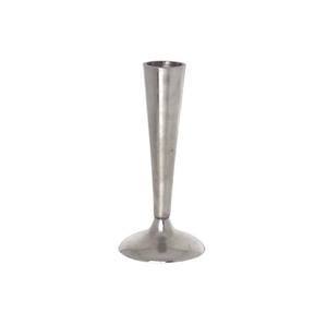 Vase contemporain en aluminium avec détails creux élégants pour des arrangements floraux décoratifs - Product Image 1