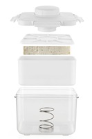 FLORAL INTERNATIONAL Presse à Fromage Manuelle Portable en Plastique, Boîte à Filtre pour Yaourt, Presse à Tofu, Contenant Sans BPA, Écologique