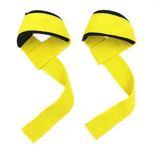 Muñequeras para gimnasio, soporte para ejercicios, levantamiento de pesas, correas de algodón, agarre antideslizante para entrenamiento de fuerza y fitness - Product Image 1