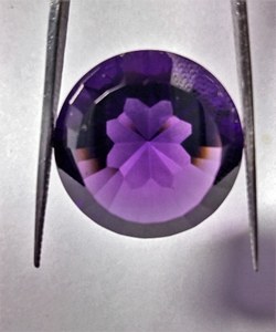 Pierre précieuse améthyste violette naturelle, coupe fantaisie ronde, haute qualité, pierre lâche pour la fabrication de bijoux, bague, pendentif - Product Image 6