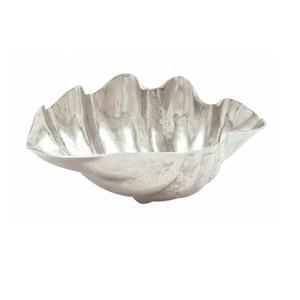 Juego de escultura de ballena de aluminio plateado moderno, librería Náutica para el hogar, oficina, gran mesa, artesanía de Metal para decoración del hogar - Product Image 2