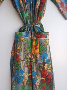 Robe Kimono Longue en Coton Premium Imprimée à la Main, Motif Floral, avec Poches Avant, Fabricant Grossiste OEM - Product Image 6