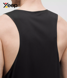 เสื้อกล้ามออกกำลังกายผู้ชาย XEEP รุ่น XC-GTT-36 ระบายอากาศได้ดี แห้งเร็ว พิมพ์ลายแบบ Heat-Transfer ผ้าถัก 100% คอตตอน คอกลม สีพื้น - Product Image 4