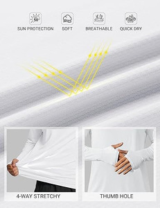 Sudadera con Capucha para Hombre, Protección Solar UPF 50+, Estampada, Transpirable, Manga Larga, Ligera, de Secado Rápido, para Pesca - Product Image 3