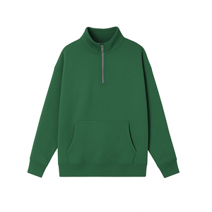 Sweat-shirt décontracté en velours de coton premium pour femme, broderie frontale, manches bouffantes, personnalisable, automne, gym, fitness, vente en gros - Product Image 6