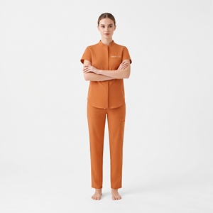 Ensemble de tenues médicales extensibles pour femmes, uniforme d'infirmière, vêtements de travail pour hôpital, tenue de travail anti-rides - Product Image 5