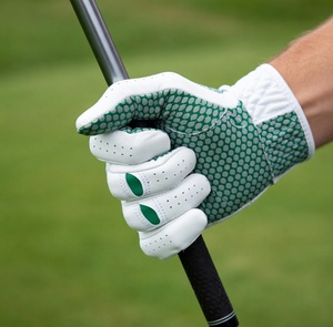 Gant de golf en cuir Cabretta respirant, performance professionnelle, main gauche, unisexe, anti-UV, fentes pour les doigts, sport, INJAE, haute qualité - Product Image 2