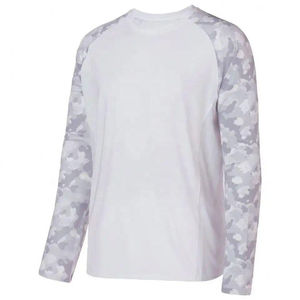 T-shirts à manches longues pour hommes, surf, pêche au harpon, chasse, pêche, performance, extérieur, séchage rapide, respirant, coton/fibre de bambou - Product Image 1