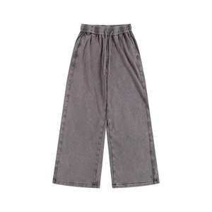 Pantalones de chándal de pana para hombre, personalizados, de alta calidad, estilo vintage, casuales, acampanados, rectos, bordados, de cintura media - Product Image 4