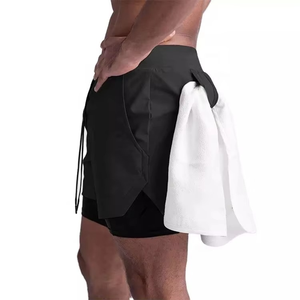 Men's Double <b>Layer</b> Fitness Shorts Men Fitness Gym Training 2 in 1 Sports Shorts Quick Dry Workout Jogging Double <b>Layer</b> Shorts - Product Image 6