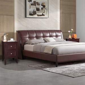 Estilo rural 2 piezas Mesitas de noche de gran tamaño de dos niveles Mesas de noche de nivel adulto - Product Image 6