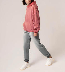 OEM Streetwear Cotton Heavyweight Oversized Double Layered Fleece Hoodie Unisex - Product Image 5