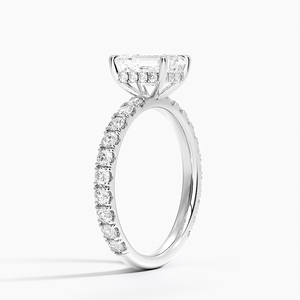 BOJ <b>Ring</b> 096 <b>Emerald</b> Cut 925 <b>Silver</b> Halo Stone Prong Setting Solitaire Diamond <b>Ring</b> 2ct D Color VVS1 Moissanite GRA Certified - Product Image 2