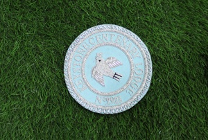 Manchettes de regalia maçonniques de l'Arche Royale Provinciale, 100% polyester, broderie, unisexe - Product Image 6