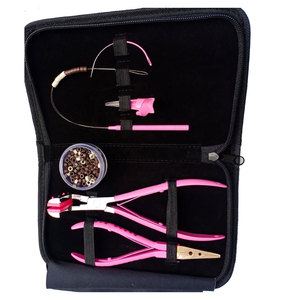 Kit Profesional de Pinzas para Extensiones de Cabello con Estuche Protector, Herramientas de Acero Inoxidable para Instalación y Remoción de Extensiones - Product Image 5