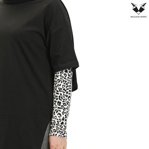 Camisetas Negras Modestas para Mujer, Blusa Túnica de Manga Larga con Capas, Último Estilo de Moda Modesta para Uso Casual y Deportivo - Product Image 6