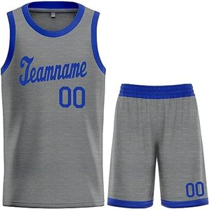 Ensemble d'uniformes de basketball respirants été/printemps 100 % polyester avec impression personnalisée et nom sur mesure - Product Image 4