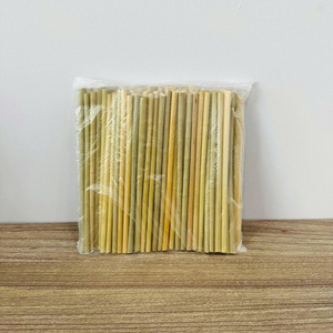 Pailles à boire jetables biodégradables en herbe de Lepironia Articulata, longueur 15 cm, paquet de 500 pièces, provenant d'une usine au Vietnam - Product Image 5