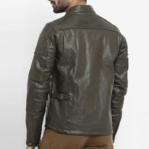 New Fashion <b>Men</b> <b>Leather</b> <b>Jacket</b> With Cozy Interior Making It Ideal As A Winter <b>Jacket</b> Choice - Product Image 4
