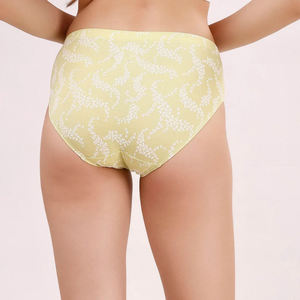 Culotte de bikini tendance pour femme, taille basse, 1 pièce, en tricot uni 100 % coton, écologique, séchage rapide, sans couture, respirante - Product Image 4