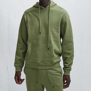 Unisex Pullover Tracksuits Custom Screen <b>Print</b> Jogging Suit Wholesale Custom Heavyweight Cotton Fleece Tracksuits - Product Image 6