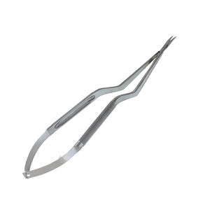 Durable Stainless Steel Manual Micro Spring Scissors Straight Sharp Edge Ophthalmic Microsurgery Tool By <b>Blush</b> Surgical - Product Image 1