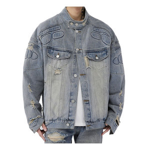 Custom Wholesale Men's Denim <b>Jacket</b> | Direct Factory Private Label Jean Coat - Product Image 3