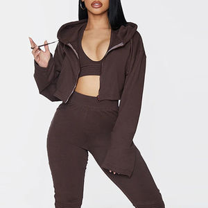 Nueva Moda de Invierno, Sudadera con Capucha y Logotipo Frontal, Estilo Oversize, de Felpa Francesa de Algodón, Personalizada con Impresión, Venta al Por Mayor para Mujer - Product Image 6