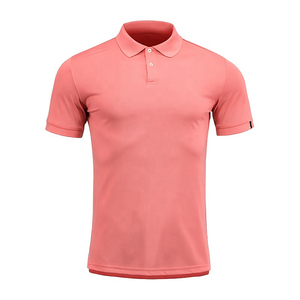 Broderie personnalisée unisexe pour polo en tissu PK, motif uni, vêtements décontractés à la mode, polo personnalisé uni pour hommes - Product Image 4
