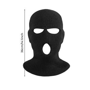 Balaclava d'hiver personnalisée, couvre-visage intégral, cache-cou, écharpe pour femmes et hommes, pour le cyclisme, le ski et autres sports de plein air - Product Image 2