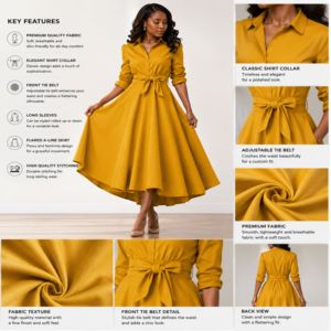 Custom Sorority Casual Dresses Sisterhood Shirt <b>Skirt</b> High Quality Spandex Gold Color Blocked High Waist for Sorority Girls - Product Image 6