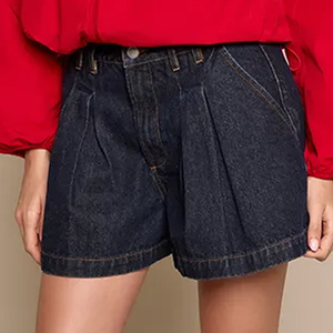 Wholesale cotton denim shorts women stretch shorts breathable summer daily wear casual bulk order deal - Product Image 6