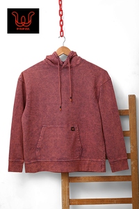 Sweat à capuche en denim tricoté uni pour homme – Pull à capuche en jersey doux lavé - Product Image 2