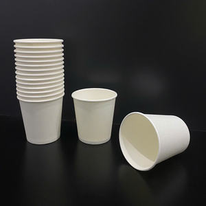 Listo para enviar Muestra gratuita Vasos de papel desechables de fábrica para café, té, para llevar, producto ecológico, 6oz 10oz 14oz, blanco - Product Image 5