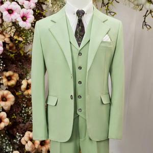 Traje Casual Slim Fit para Hombre, Chaqueta de Traje para Reuniones y Bodas - Product Image 3