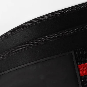 Cinturón de Neopreno con Soporte Lumbar Reforzado y Cierre de Hebilla para Dips con Peso y Calistenia, Negro/Rojo, Cinturones de Levantamiento de Pesas - Geo Brother Co - Product Image 6